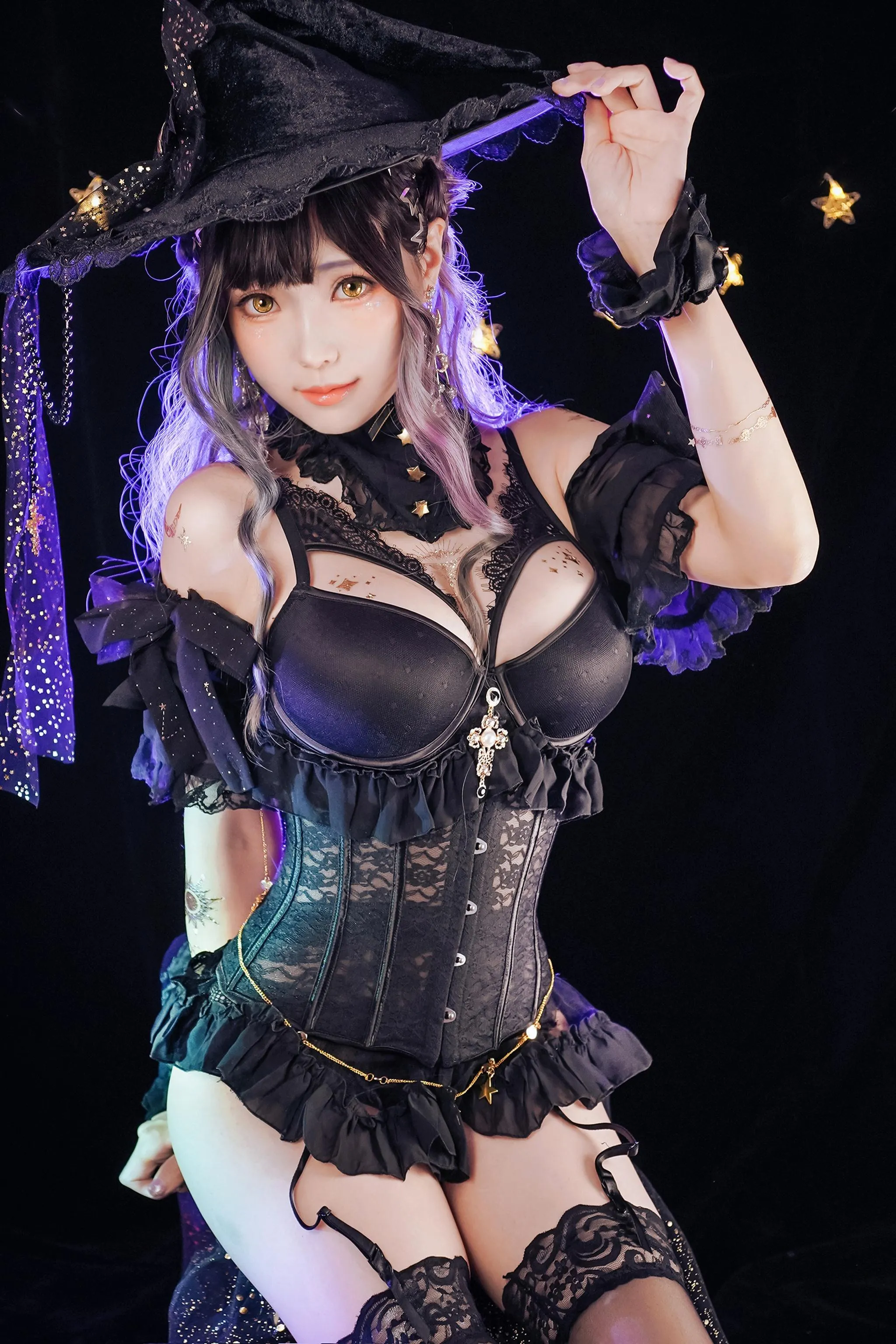ElyEE子 – NO.77 Original Witch  Cat魔女與貓-Astrology Witch [33P]插图1